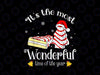 It's The Most Wonderful Time Of The Year Png, Debbie Christmas Tree Png, Christmas cake Sublimation, Christmas Png, Winter Holiday Png