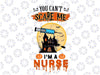 You Can't Scare me I'm a Nurse Png, Halloween Png, Halloween Nurse Png, Witch Nurse Png, Sublimation Printing