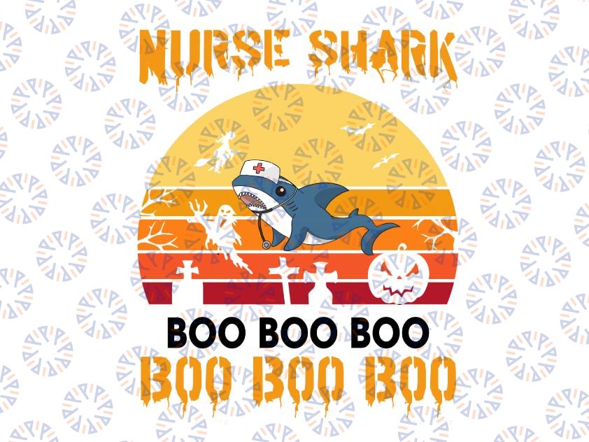 Nurse shark png, boo boo crew png, Boo shark png, nurse shark png, nurse halloween png, shark halloween png