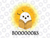 Funny Boo, Cute Boo, Booooooks, Boo Read Books Halloween gift, happy Halloween PNG, INSTANT DOWNLOAD/Png Printable/ Sublimation Printing.