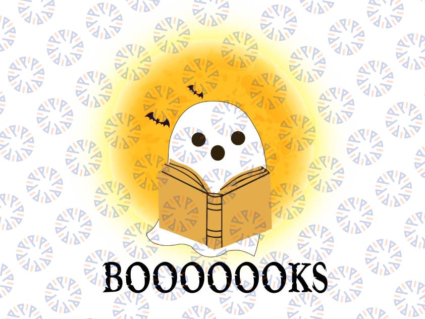 Funny Boo, Cute Boo, Booooooks, Boo Read Books Halloween gift, happy Halloween PNG, INSTANT DOWNLOAD/Png Printable/ Sublimation Printing.