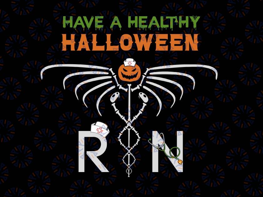 Have a healthy halloween Png Pumpkin png Digital Download