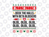 Deck the halls plaid Christmas SVG file made by SoCuteAppliques available in SVG EPS Dxf and Png formats. Perfect for Christmas crafts