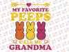 My Favorite Peeps Call Me Grandma, Easter Png for Grandma, Cute Easter Png For Grandma, Grandma, Printable Sublimation Transfer PNG Digital File