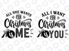 All I Want For Christmas is You svg, Christmas mug svg, Christmas shirt svg, christmas saying svg, christmas sign svg, hand lettered svg,png