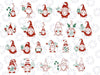 Christmas Gnomes Bundle, Christmas Gnomes,Christmas, Bundle SVG, Gnomes for the Holidays, DXF, EPS Design File Silhouettes SC135