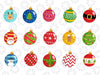 Christmas Ornament PNG Bundle, Christmas PNG, Christmas Ornament Clip Art, Digital Download