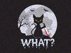 Cat What Png, Black Cat Halloween Png, Murderous Cat With Knife halloween cat Png, Funny Halloween Black Cat Only Png For Sublimation