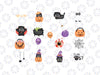 Halloween SVG Bundle, Happy Halloween SVG, Pumpkin SVG, Digital Download, Cricut, Silhouette