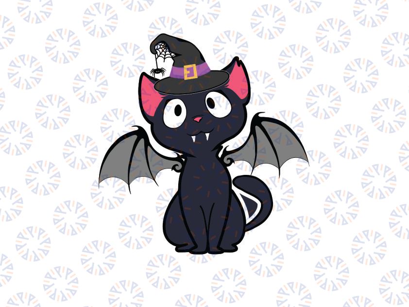 Bat Cat SVG, Black Cat clip art, Cat with Bat wings svg, Halloween cat svg, Kitten with Bat Wings, vampire svg,vampire cat svg,vampire fangs