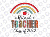 Back To School Png, Retired Teacher Class Of 2022 Retirement Png, Teacher Student Png, Teacher Schooling Png