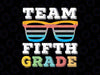 Team Fifth Grade Svg, 5th Grade Squad Svg, Back To School Svg, First Day of School Svg, 5th Grade Student Svg Cricut