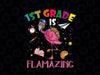1st Grade Is Flamazing Svg, Flamingo Lover Back To School Svg, Print File, Cricut, Silhouette Cut File
