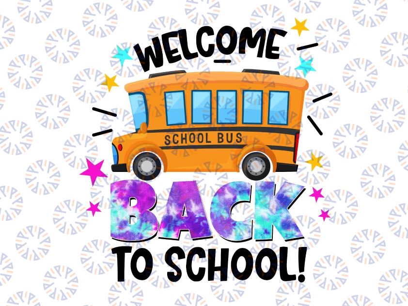 Welcome Back To School Png, School Bus Driver Png, 1st Day of School, School Bus Png, Digital Download