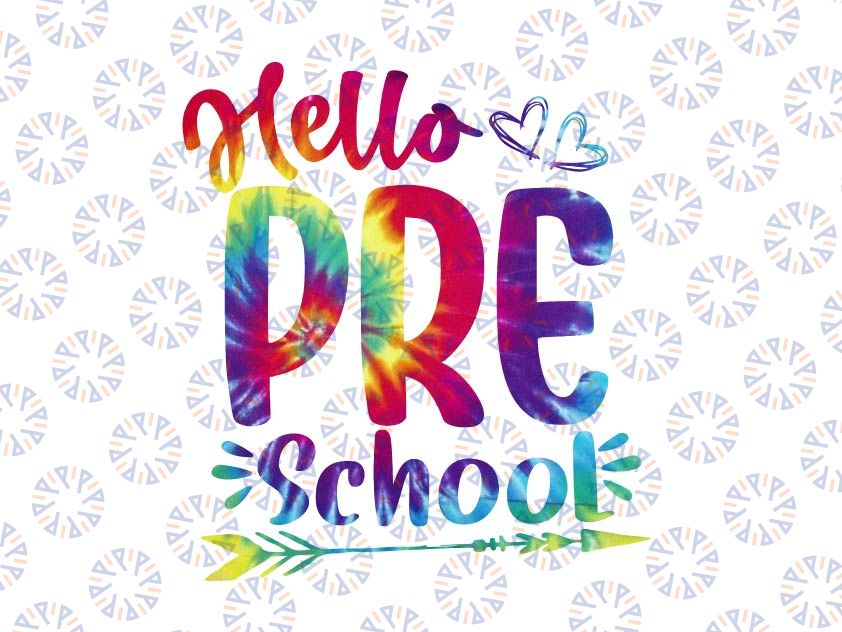 Hello Preschool Svg, Preschool Svg, Back To School png, Svg, Teacher png, Preschool Cricut