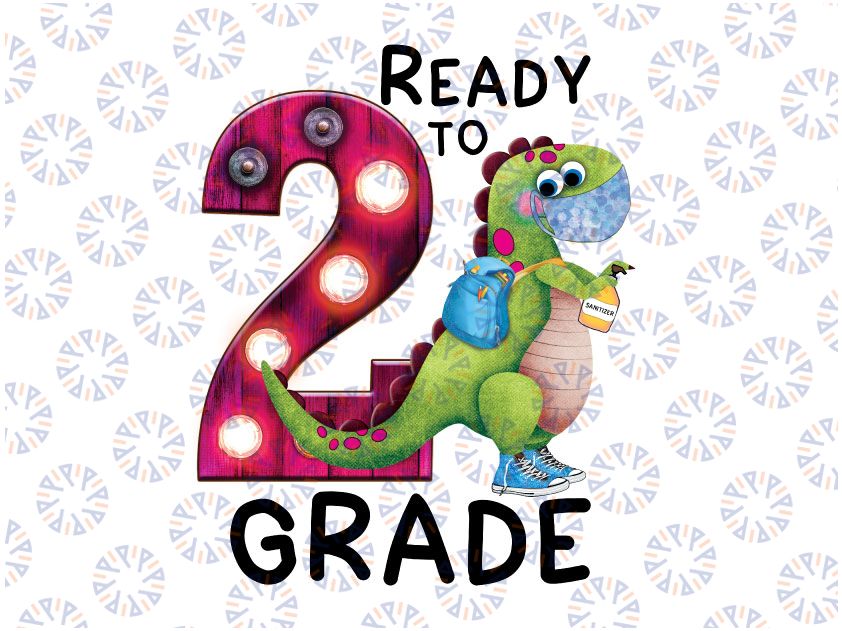 Ready To 2nd Grade PNG, Dinosaur T-rex Kids Shirt Design, Back to School Kids Outfit Design First Day of School, SublimationReady To 2nd Grade PNG, Dinosaur T-rex Kids Shirt Design, Back to School Kids Outfit Design First Day of School, Sublimation
