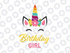 Unicorn Birthday Girl Svg, Family Matching Birthday, Birthday Party Svg Birthday Girl Svg, Unicorn Kids Svg, Unicorn Mom Dad Family Svg