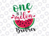 One In a Melon Brother SVG, One In a Melon Family Svg Bundle, Watermelon Birthday SVG, Watermelon Svg, Summer Cut Files, Vacation Svg