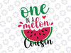 One In a Melon Cousin SVG, One In a Melon Family Svg Bundle, Watermelon Birthday SVG, Watermelon Svg, Summer Cut Files, Vacation Svg