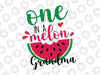 One In a Melon Grandma SVG, One In a Melon Family Svg Bundle, Watermelon Birthday SVG, Watermelon Svg, Summer Cut Files, Vacation Svg