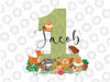 Boys Woodland Animals Birthday Png, Personalised Boys 1st 2nd 3rd Birthday Png, Personalized First Birthday Png