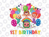 1st Cocomelon Birthday Boy Png, Cocomelon Age Png, Cocomelon Sublimation, Cocomelon Png