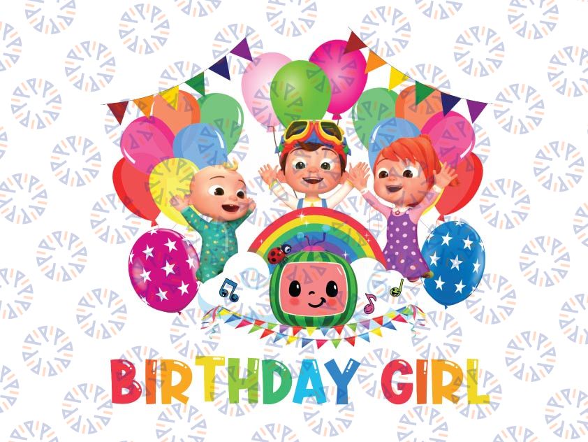 Cocomelon Birthday Girl Png, Cocomelon Age Png, Cocomelon Sublimation, Cocomelon Png
