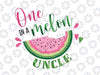 One in a Melon Uncle First Birthday Png, Pink Watermelon Party Png, Family Png, Family Birthday Png, One In A Melon Png