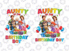 Cocomelon Aunty Of The Birthday Boy Png, Cocomelon Family Png, Cocomelon Party Family matching Png, Family Cocomelon