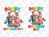Cocomelon Daddy Of The Birthday Boy Png, Cocomelon Family Png, Cocomelon Party Family matching Png, Family Cocomelon