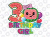 Cocomelon Birthday Girl Png, Cocomelon Age 3rd Png, Bundle Cocomelon Sublimation, Cocomelon Png