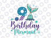 Birthday Mermaid 9th Png, Mermaid Birthday Png, Mermaid Tail Png, Birthday Girl Png, Mermaid Numbers Png, Birthday png