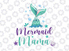 Mermaid Mama Birthday Family SVG, Mermaid Birthday svg, Family Members svg, Mermaid Tail svg, Mermaid girl svg, Mermaid Party