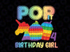 Pop It Birthday Number Png, Pop It Birthday Girl Png, Numbers 1 - 9 Birthday Girl Png, Pop It Png, Pop It Unicorn Png