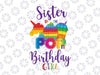 Pop it Toy Fidget Toy Sister Of The Birthday Girl, Pop It Birthday Png, Matching Birthday Family, Pop it Birthday Family PNG