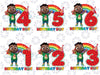 African American CocoMelon Birthday Number Png/ Cocomelon Birthday Boy Png/ 1st 2nd 3rd 4th Birthday Printable