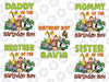 Safari Jungle Birthday Png, Matching Family Birthday Shirts, Zoo Birthday Png, Personalized Birthday Png