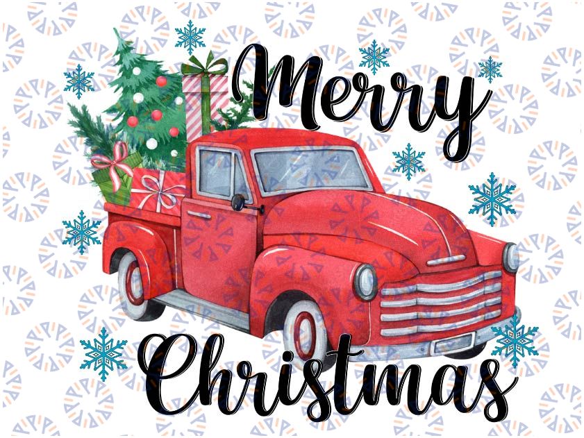 Merry Christmas Truck Png,Merry Christmas Png,Christmas Gift Png,Christmas Tree Png, Christmas Hat Png, Digital Download