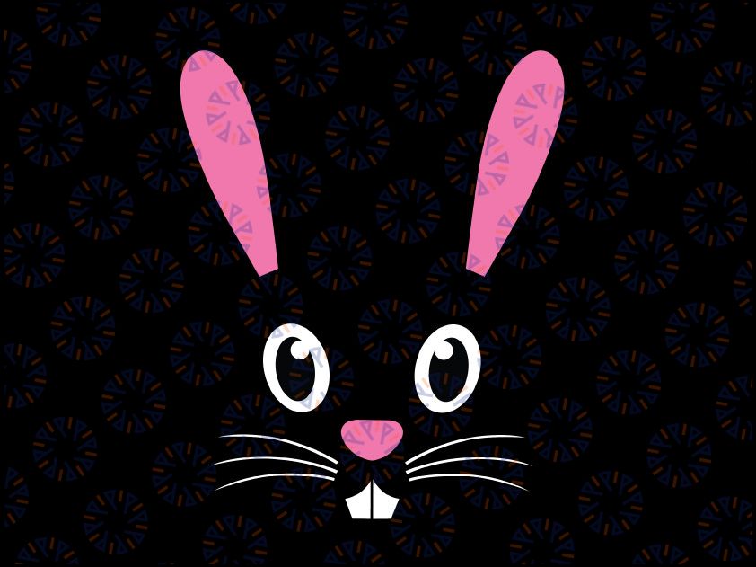 Cute Little Bunny Face Svg png, Funny Easter Day Svg, Bunny Svg, Easter Svg, Easter Bunny Svg, Bunny face Svg, CriCut Files