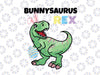 Easter Bunnysaurus Rex Svg, Trex Easter Dinosaur Bunny Svg, Easter Dinosaur Svg, T-Rex Bunny Svg, Happy Easter Cut Files, Silhouette, Cricut