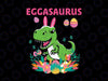Happy Easter Eggasaurus Dino Png, Happy Dinosaur Easter Png, Funny Easter Day Png, T-rex Png, Spring Holiday Png, Dino Lover Png