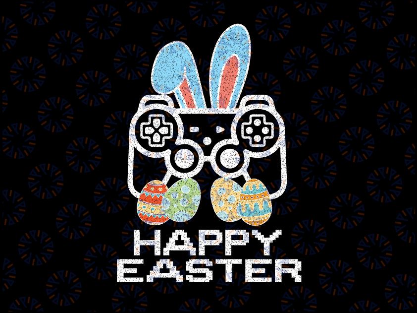 Happy Easter Game Controller Svg, Bunny Eggs Gamer Svg png, Easter SVG, Funny Easter Gamer SVG, Easter Egg Hunt, Png, Files For Cricut