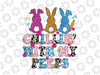 Chilling' with my Peeps Png, Bunny Rabbit Leopard Plaid Eggs Png, Happy Easter, Funny Easter, Cute Bunny, Mom Life, Sublimation Design