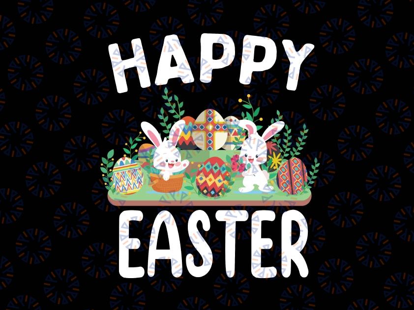 Happy Easter Png, Easter Bunny Png, Easter Png files, Bunny Ears Png, Happy Easter Shirt Design, Fun Kids Png