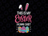 This Is My Easter Pajama Shirt Svg, Funny Easter Day Svg, Happy Bunny Svg, Easter Bunny Svg, Easter Egg Svg, Easter Day Svg