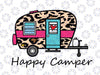 Camper Happy Svg, Summer Camp Camping Leopard Svg, Silhouette Camper SVG, Camping SVG, Summer Svg, Travel Svg