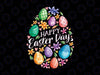 Happy Easter Png, Easter Colorful Eggs Png, Easter Png, Sublimation Design, Digital Download