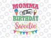 Momma Of The Birthday Sweetie Svg, Ice Cream Bday Party Svg, Funny Mother's Day Svg