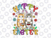 Happy Easter Three Cat Wearing Bunny Ear Png, Bunny Cat Lover Png, Easter CAT Clipart, Cute Easter Kittens Instant Download