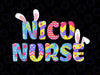 Easter NICU Png,Nurse Cute Bunny Ears Png, Happy Easter Eggs Png, NICU Nurse Easter Png